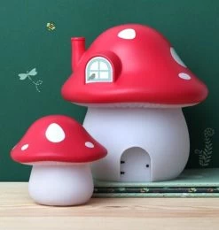 A Little Lovely Company A Little Lovely Light Mushroom Red -Baby Care Shop A Little Lovely Light Mushroom Red 261487 62716.1670626023
