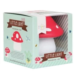 A Little Lovely Company A Little Lovely Light Mushroom Red -Baby Care Shop A Little Lovely Light Mushroom Red 261488 91029.1670626025
