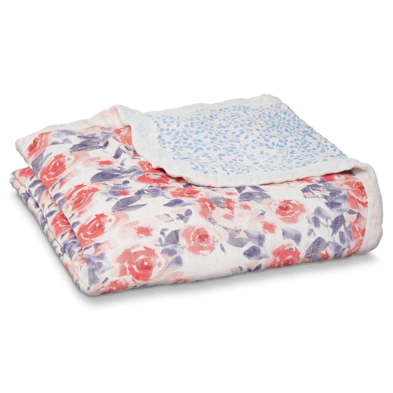 Aden + Anais Silky Soft Dream Blanket Water Color Garden Roses 2 Aden + Anais Silky Soft Dream Blanket Water Color Garden Roses - Image 2