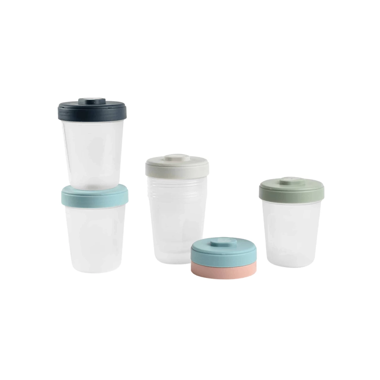 Beaba Set 2E Age - 6 Portions Clip - 6X250ML 1 Beaba Set 2E Age - 6 Portions Clip - 6X250ML