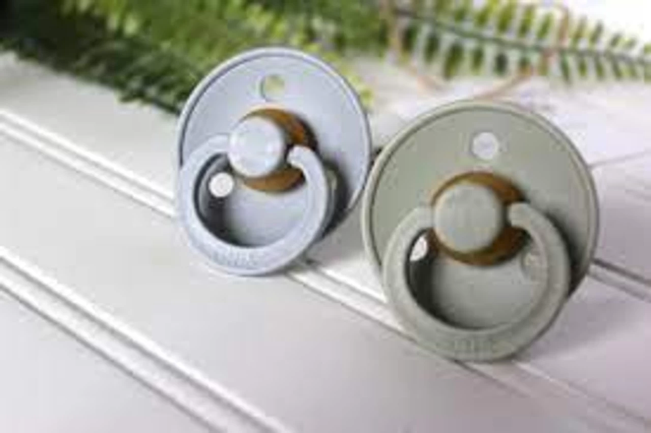 Bibs Pacifier 2 Pk Sage/Cloud 3 Bibs Pacifier 2 Pk Sage/Cloud - Image 3