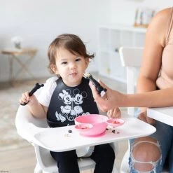Bumkins Silicone Bib - Mickey + Minnie Love -Baby Care Shop Bumkins Silicone Bib Mickey Minnie Love BK3053 284283 13180.1670878887