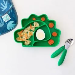 Bumkins Silicone Grip Dish Dino -Baby Care Shop Bumkins Silicone Grip Dish Dino 258125 14141.1670618120