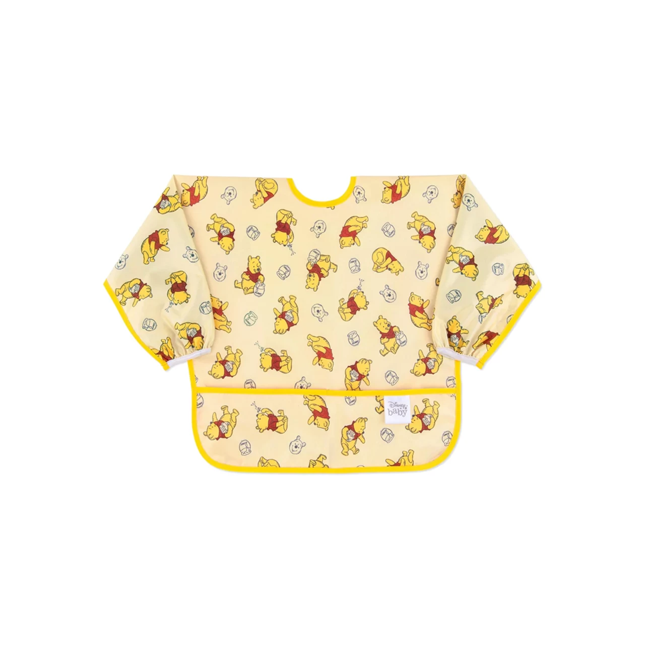 Bumkins - Sleeved Bib - Winnie Loves Hunny 1 Bumkins - Sleeved Bib - Winnie Loves Hunny