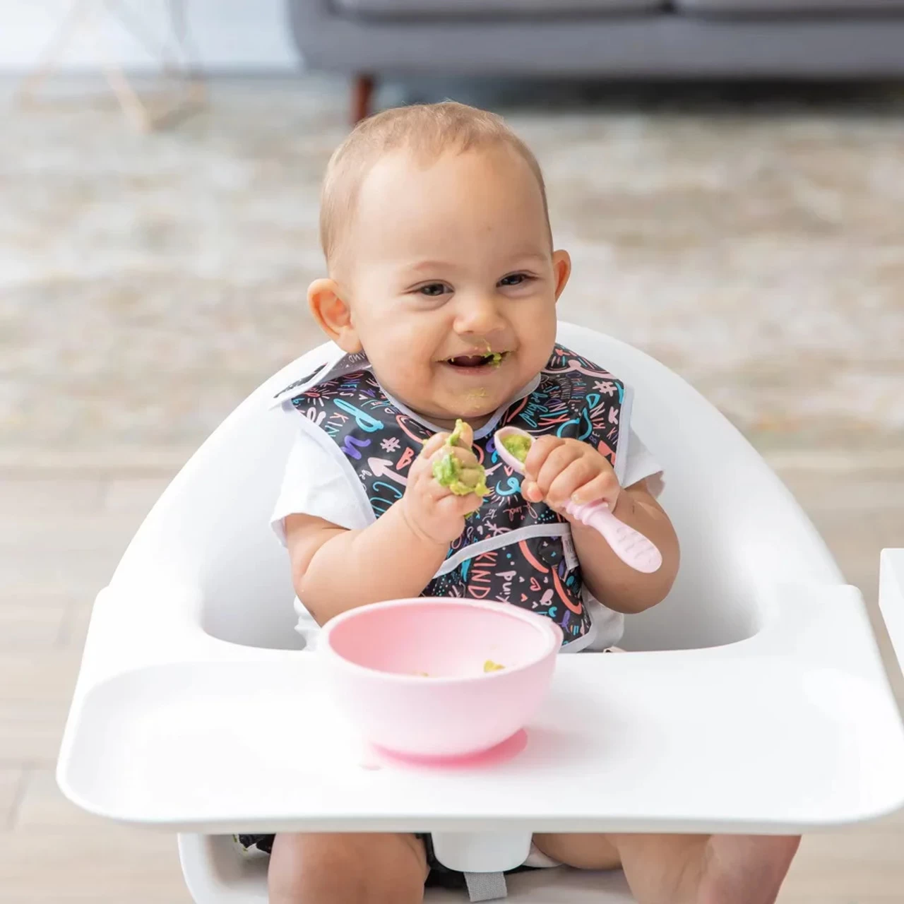 Bumkins Starter Bib 2 Pk:Chnl Kndnss And Elmnts Of Kndnss 5 Bumkins Starter Bib 2 Pk:Chnl Kndnss And Elmnts Of Kndnss - Image 5