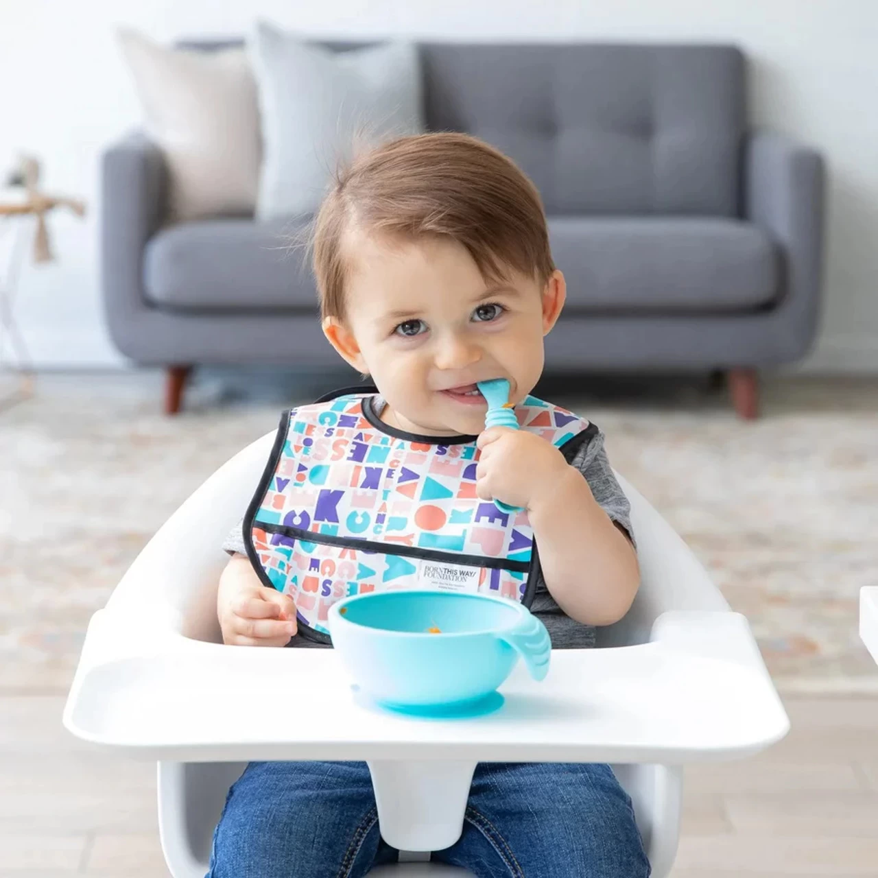 Bumkins Starter Bib 2 Pk:Chnl Kndnss And Elmnts Of Kndnss 4 Bumkins Starter Bib 2 Pk:Chnl Kndnss And Elmnts Of Kndnss - Image 4