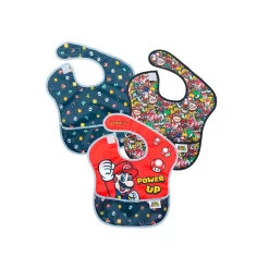 Bumkins - Superbib 3pk Super Mario Power Up