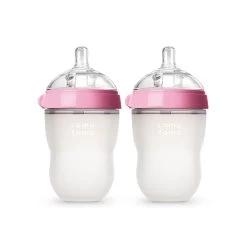 Comotomo Baby Bottle 2*8oz Pink