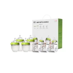 Comotomo Baby Bottle Bundle Pack Green