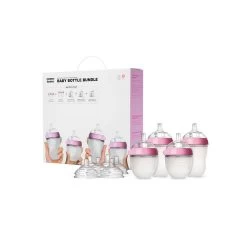 Comotomo Baby Bottle Bundle Pack Pink