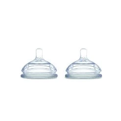 Comotomo Replacement Silicone Nipples Slow Flow 2-Pack