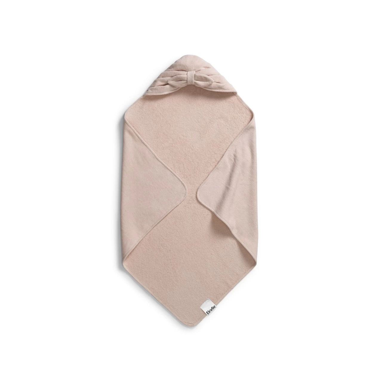 Elodie Details Hooded Towel Powder Pink Bow 1 Elodie Details Hooded Towel Powder Pink Bow
