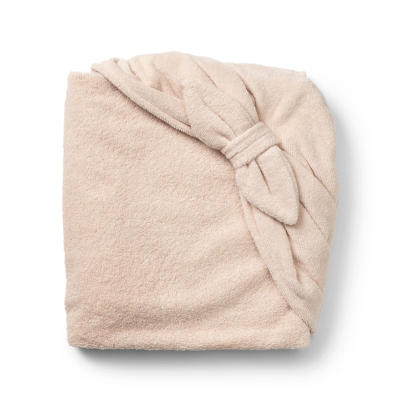 Elodie Details Hooded Towel Powder Pink Bow 2 Elodie Details Hooded Towel Powder Pink Bow - Image 2