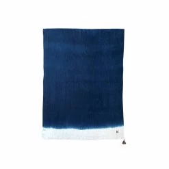 Hoppetta Bobo Walnut Throw Natural Indigo