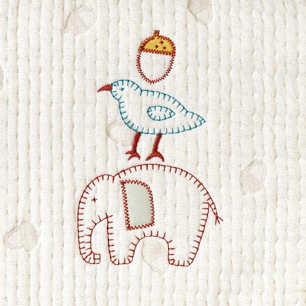 Hoppetta Guri Six-Layer Gauze Blanket Medium 4 Hoppetta Guri Six-Layer Gauze Blanket Medium - Image 4