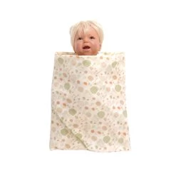 Hoppetta Naomi Ito Double Gauze Swaddle Amezaiku -Baby Care Shop Hoppetta Naomi Ito Double Gauze Swaddle Amezaiku 241214 43223.1663621948