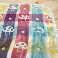 Hoppetta Six Layer Gauze Blanket Chamignon Mushroom -Baby Care Shop Hoppetta Six Layer Gauze Blanket Chamignon Mushroom 241072 49497.1663621820