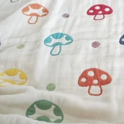 Hoppetta Six Layer Gauze Blanket Chamignon Mushroom -Baby Care Shop Hoppetta Six Layer Gauze Blanket Chamignon Mushroom 241073 88875.1663621822