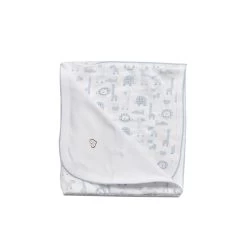 Kissy Kissy Jungle Out There Blanket Blue