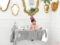 La Millou Bath Towel Bamboo Soft Grey-Unicorn Rainbow Knight -Baby Care Shop La Millou Bath Towel Bamboo Soft Grey Unicorn Rainbow Knight 261019 05971.1670624594