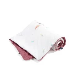 La Millou Slim Toddler Blanket NAVAHO QUARTZ - MULBERRY