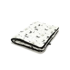 La Millou Toddler Blanket BRIGHT LUNA - BLACK