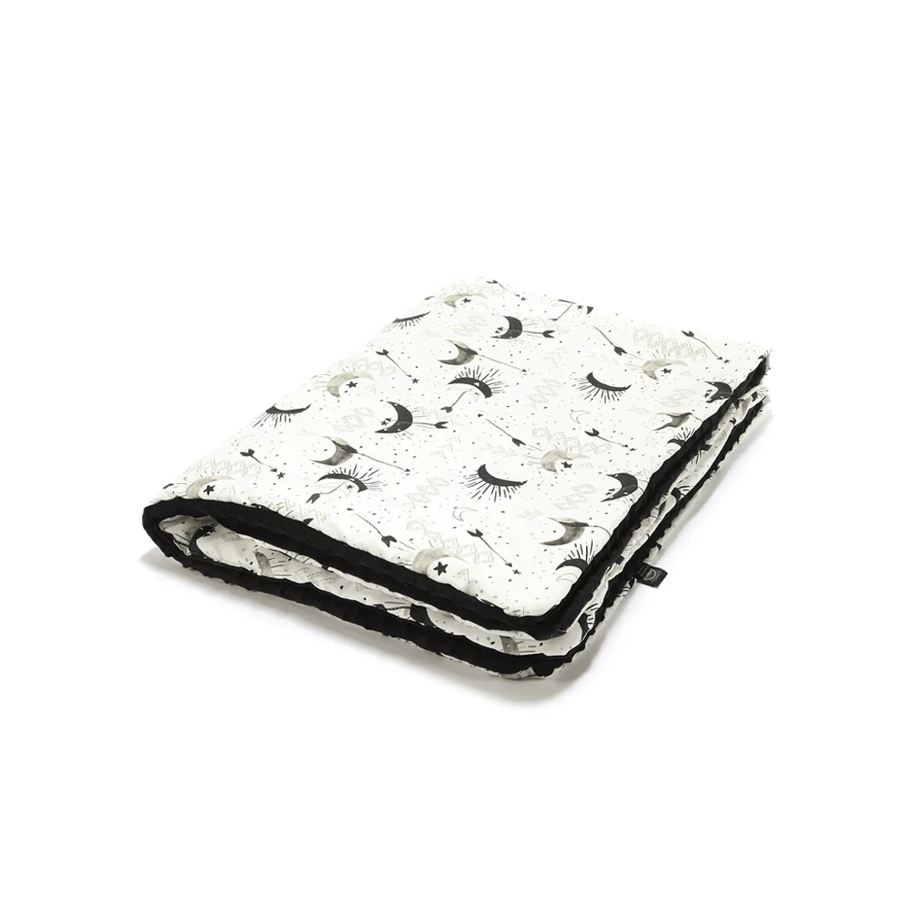 La Millou Toddler Blanket BRIGHT LUNA - BLACK 1 La Millou Toddler Blanket BRIGHT LUNA - BLACK