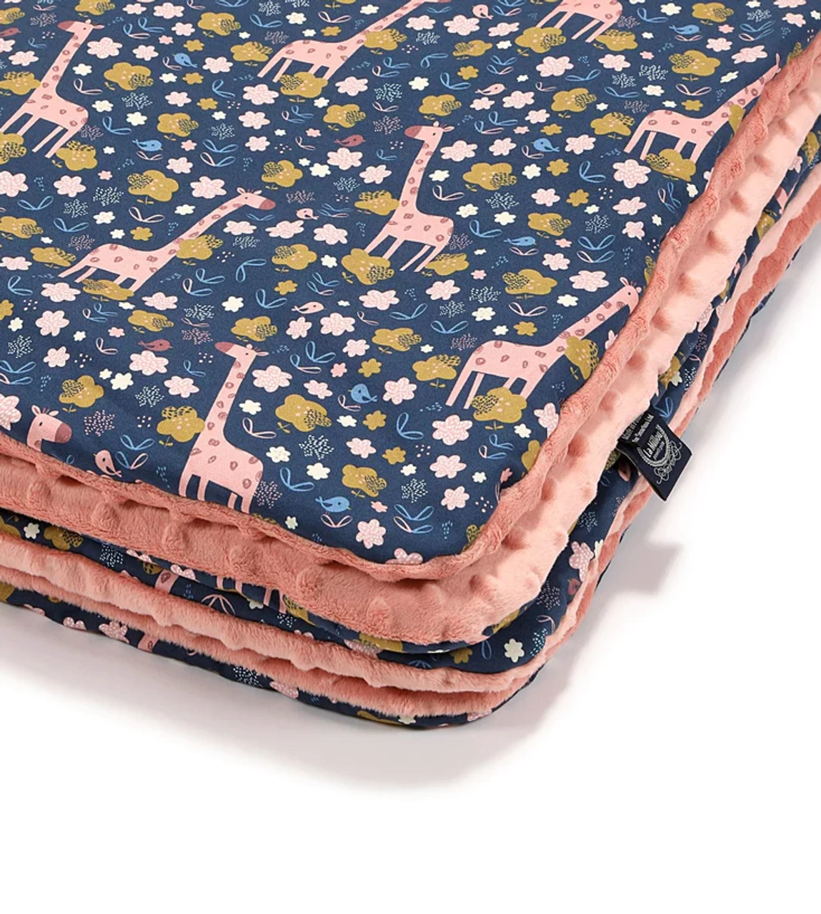 La Millou Toddler Blanket FRENCH ROSE JARDIN - PAPAYA 2 La Millou Toddler Blanket FRENCH ROSE JARDIN - PAPAYA - Image 2