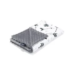 La Millou Toddler Light Blanket ROYAL ARROWS - GREY