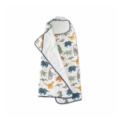 Little Unicorn Cotton Hooded Towel & Wash Cloth Dino Friends