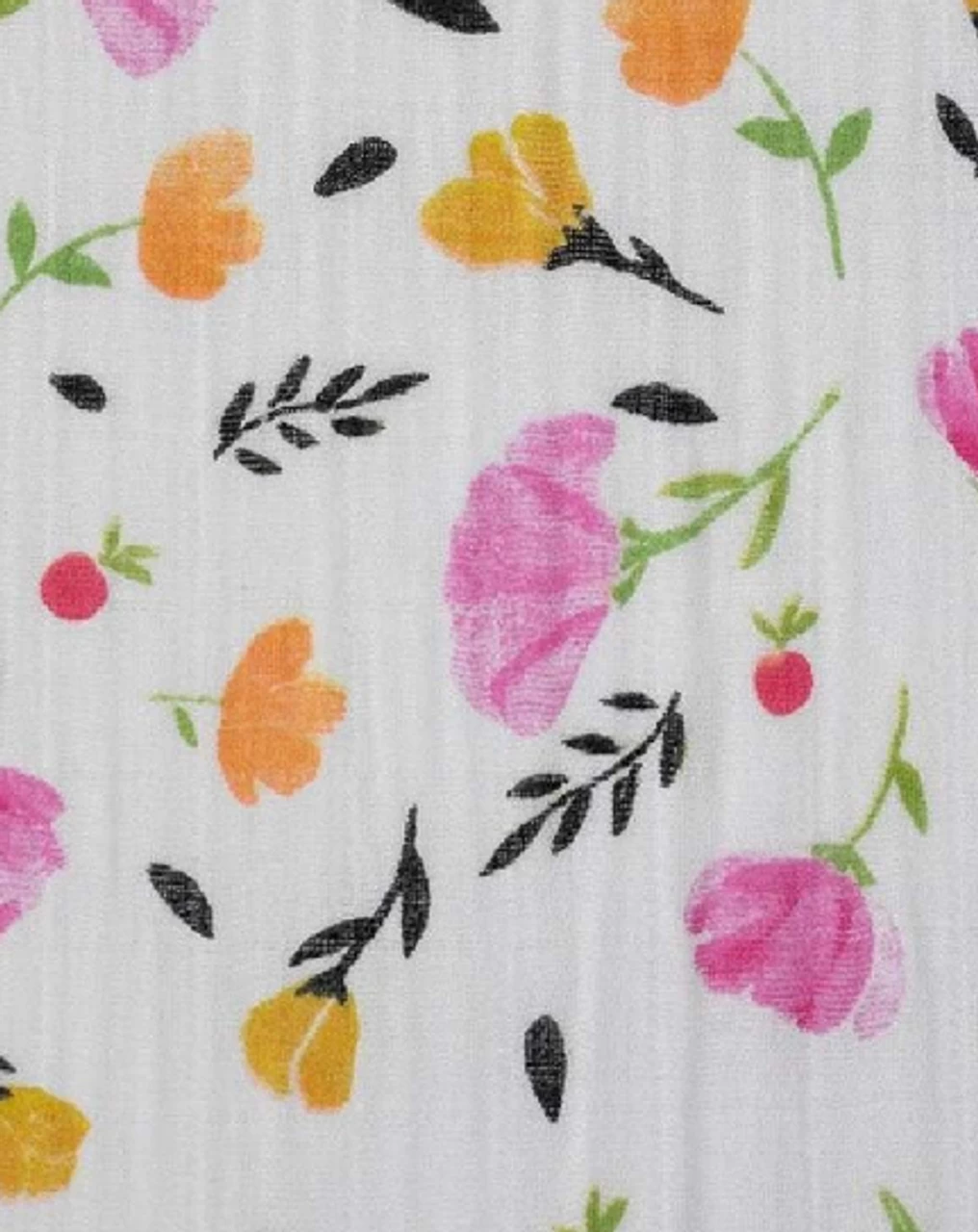 Little Unicorn Cotton Wash Cloth 3 Pack Berry & Bloom 2 Little Unicorn Cotton Wash Cloth 3 Pack Berry & Bloom - Image 2