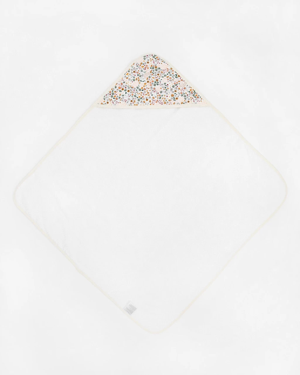 Little Unicorn Infant Hooded Towel & Washcloth Set Pressed Petals 3 Little Unicorn Infant Hooded Towel & Washcloth Set Pressed Petals - Image 3