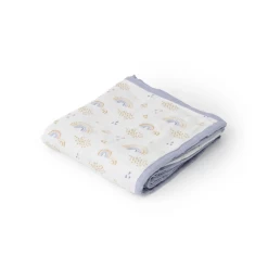 Little Unicorn Original Deluxe Muslin Quilt Rainbows