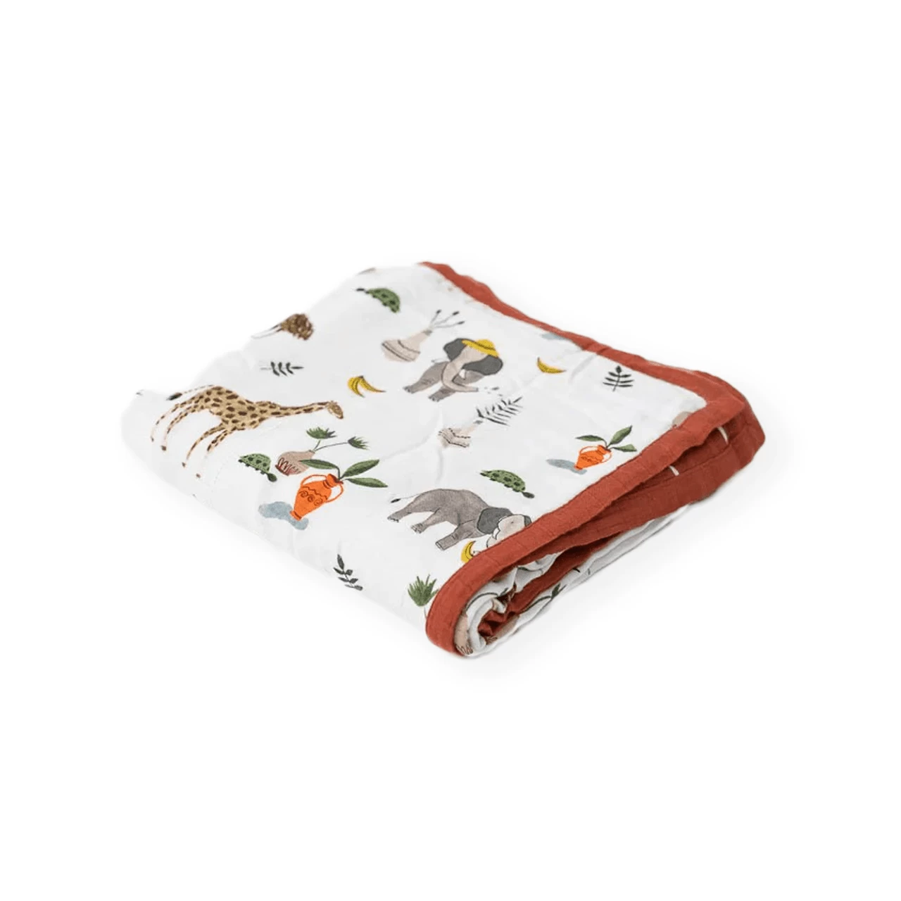 Little Unicorn Original Deluxe Muslin Quilt Safari Social 1 Little Unicorn Original Deluxe Muslin Quilt Safari Social