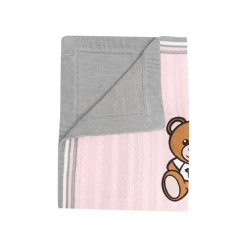 Moschino BB Wool Blanket W Toy BR 21FW Sugar Rose