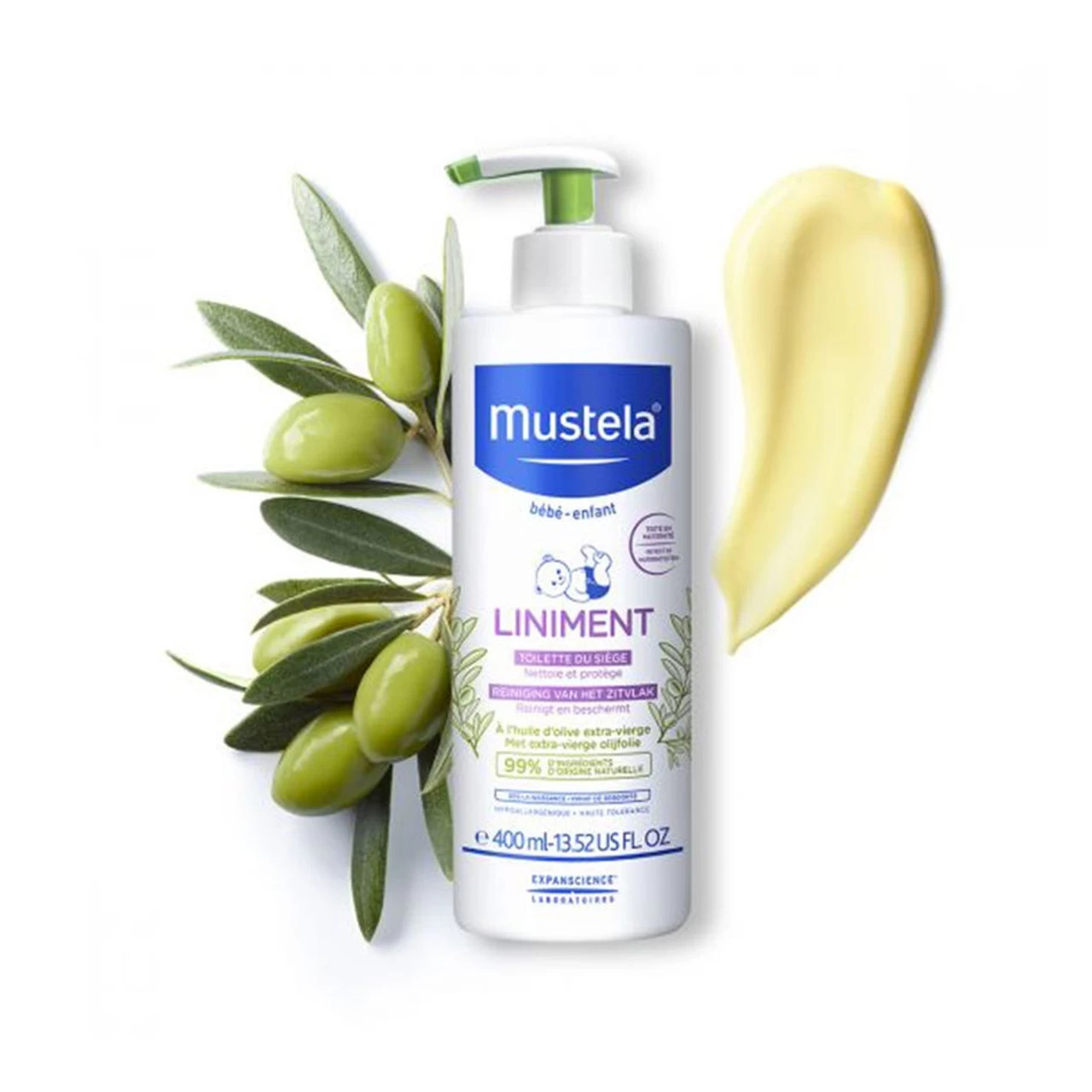 Mustela Liniment (Diaper Change Cleanser) 400ml 2 Mustela Liniment (Diaper Change Cleanser) 400ml - Image 2