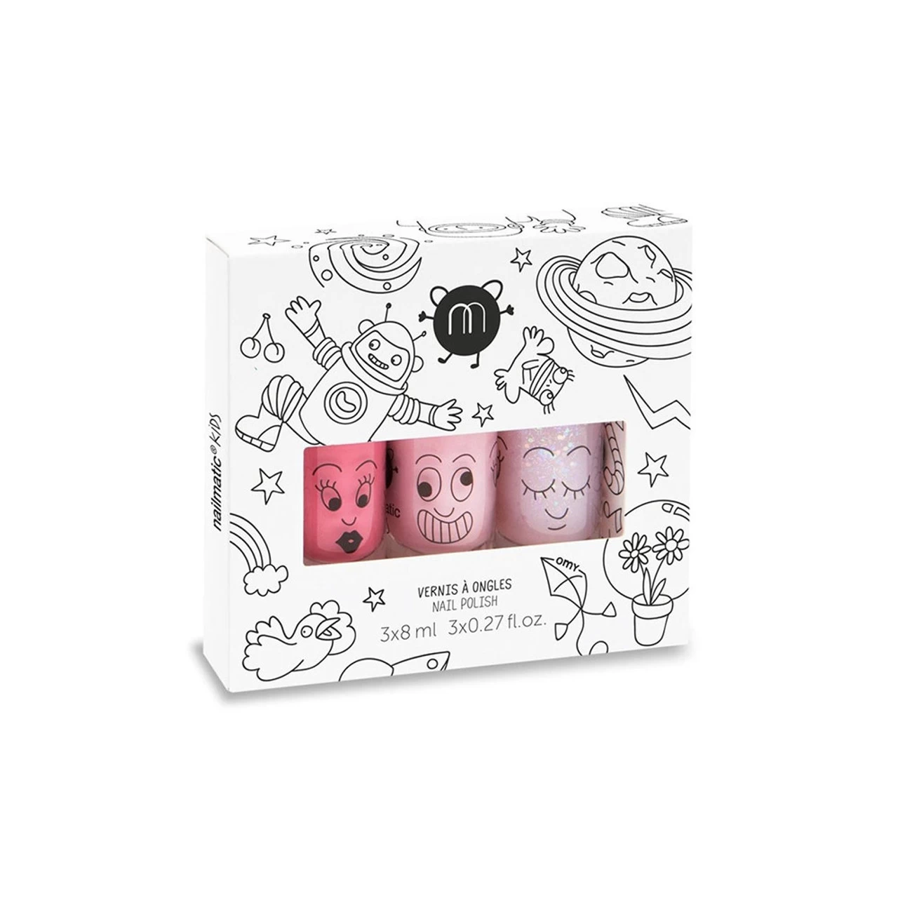 Nailmatic - Set Of 3 Nail Polishes Party 1 Nailmatic - Set Of 3 Nail Polishes Party