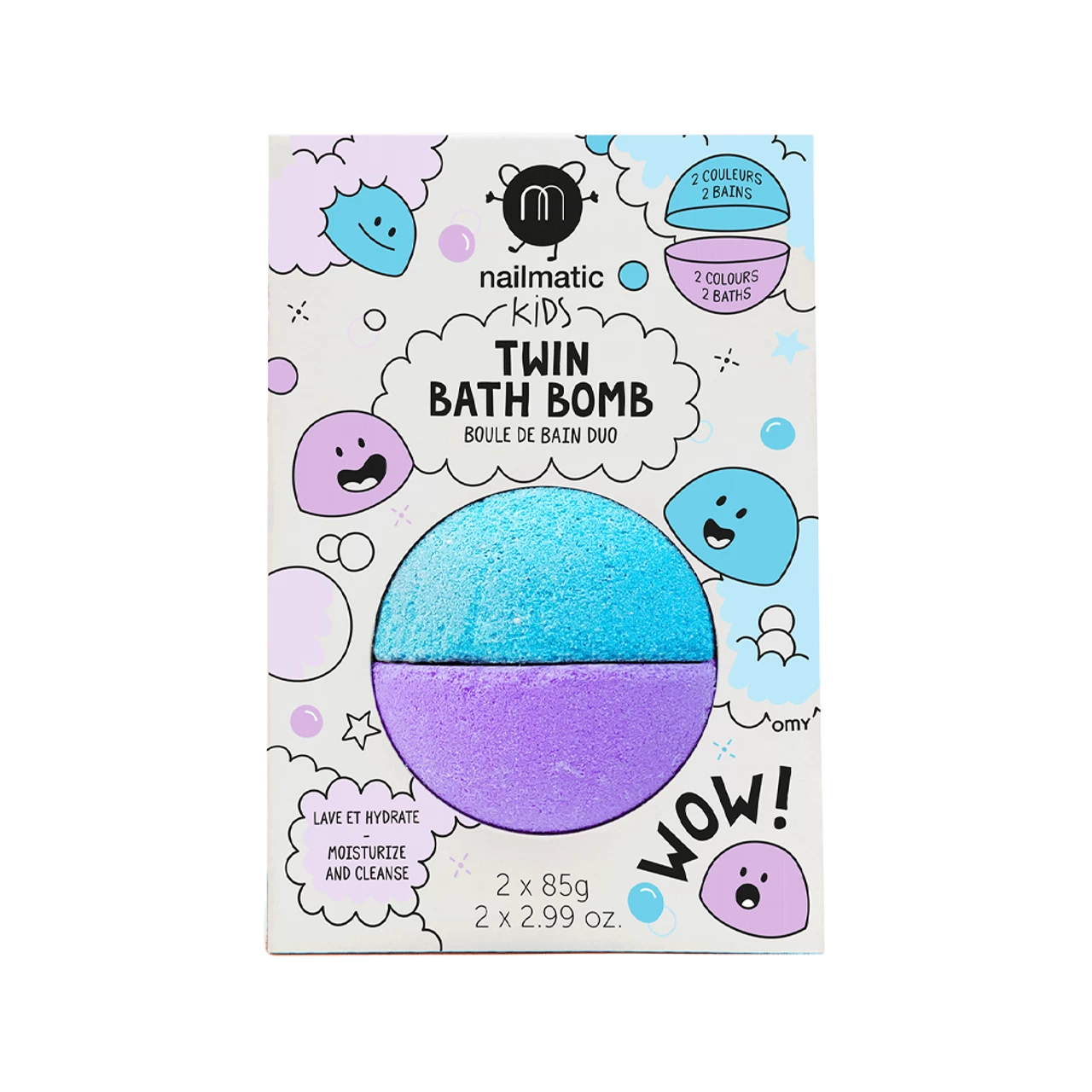 Nailmatic Twin Bath Bomb Blue+Violet 1 Nailmatic Twin Bath Bomb Blue+Violet