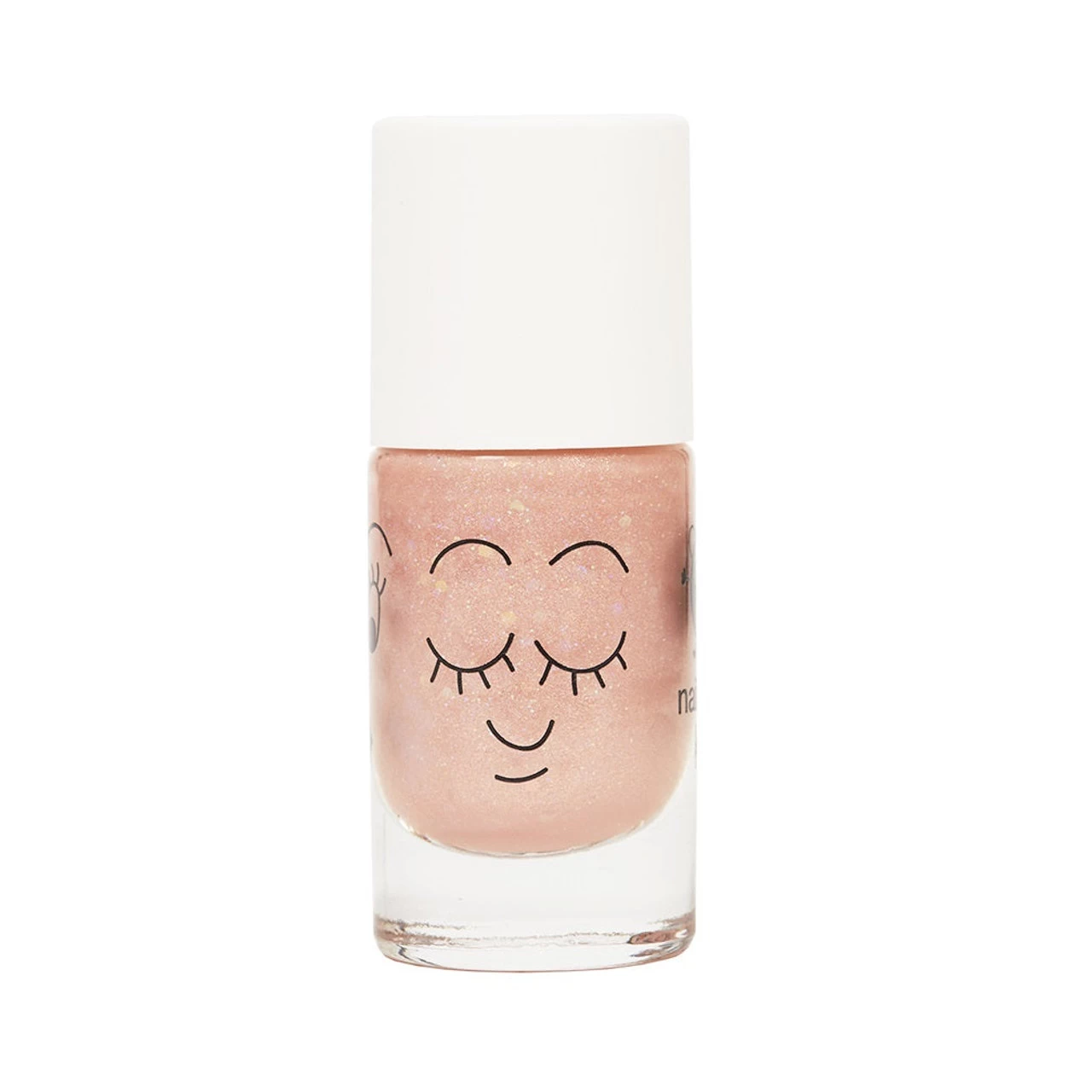 Nailmatic Water-based Nail Polish Peachy Peach Glitter 2 Nailmatic Water-based Nail Polish Peachy Peach Glitter - Image 2