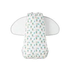 Nest Designs 1.0 TOG Swaddle Sleep Bag Lazy Rabbit 0-6M