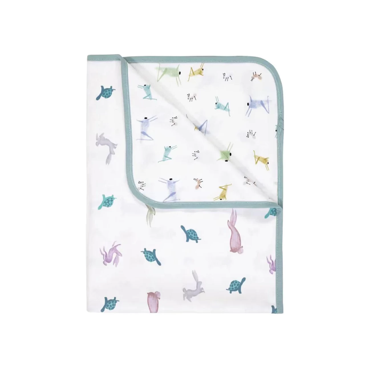 Nest Designs Waterproof Change Pad Hare & Ant 60X80 1 Nest Designs Waterproof Change Pad Hare & Ant 60X80