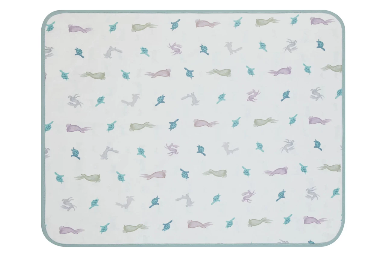 Nest Designs Waterproof Change Pad Hare & Ant 60X80 2 Nest Designs Waterproof Change Pad Hare & Ant 60X80 - Image 2