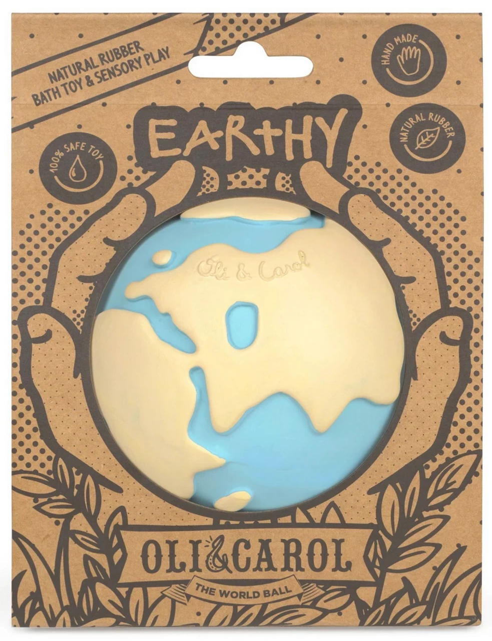 Oli & Carol Teething Toy The World Ball 2 Oli & Carol Teething Toy The World Ball - Image 2