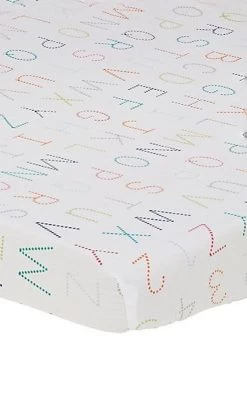 Pehr Crib Sheets Alphabet