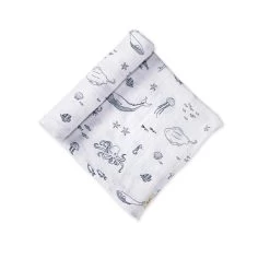 Pehr Wrap Me Up Swaddles Marine Life Aquatic