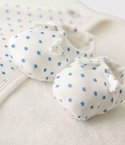 Petit Bateau OC Bath Cape 22SS White/Blue -Baby Care Shop Petit Bateau OC Bath Cape 22SS WhiteBlue 267667 15997.1670872102