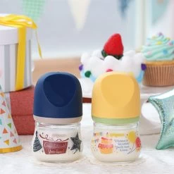 Pigeon Breastfeeding Experience Limited Baby Glass Bottle 160ML Navy -Baby Care Shop Pigeon Breastfeeding Experience Limited Baby Glass Bottle 160ML Navy 257297 37065.1666726777