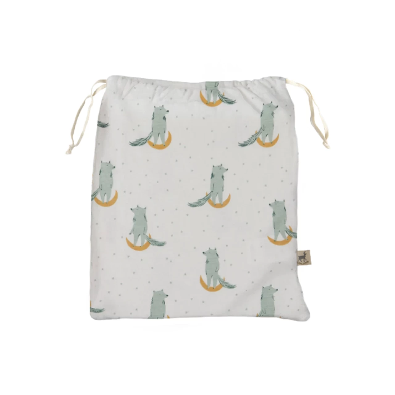 Red Caribou Cribsheet SS21 Mystical Coyote Ivory 1 Red Caribou Cribsheet SS21 Mystical Coyote Ivory