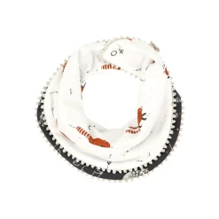 Red Caribou Ecowhite FW22 Interlock Fabric Joyfull Panda