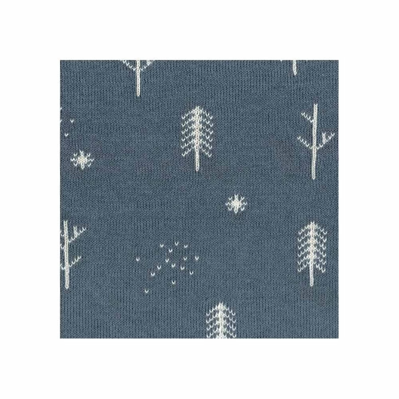 Red Caribou Knitted Double Sided Blanket Camp Night Blue Mirage 2 Red Caribou Knitted Double Sided Blanket Camp Night Blue Mirage - Image 2